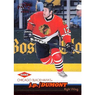Paralelní karty - Dumont J.P. - 1999-00 Pacific Red No.86