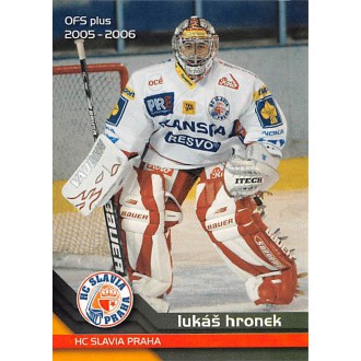 Extraliga OFS - Hronek Lukáš - 2005-06 OFS No.54