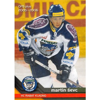 Extraliga OFS - Ševc Martin - 2005-06 OFS No.103