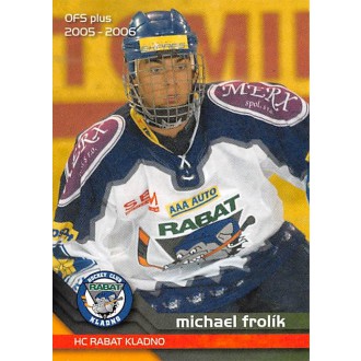 Extraliga OFS - Frolík Michael - 2005-06 OFS No.110