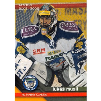 Extraliga OFS - Musil Lukáš - 2005-06 OFS No.118