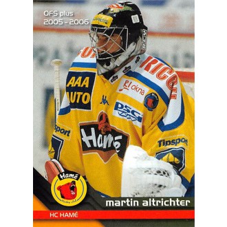 Extraliga OFS - Altrichter Martin - 2005-06 OFS No.125
