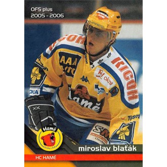 Extraliga OFS - Blaťák Miroslav - 2005-06 OFS No.127