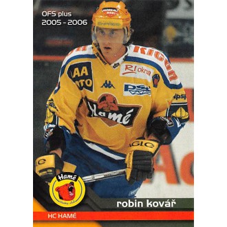 Extraliga OFS - Kovář Robin - 2005-06 OFS No.133