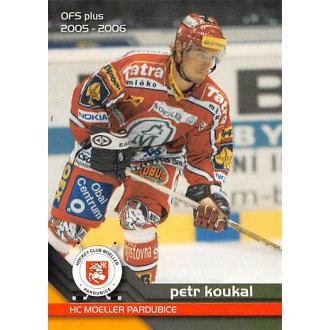 Extraliga OFS - Koukal Petr - 2005-06 OFS No.157