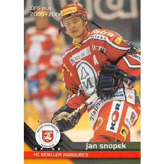 Extraliga OFS - Snopek Jan - 2005-06 OFS No.165