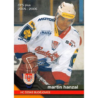 Extraliga OFS - Hanzal Martin - 2005-06 OFS No.291