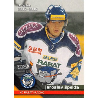 Extraliga OFS - Špelda Jaroslav - 2005-06 OFS No.314