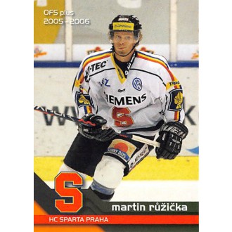 Extraliga OFS - Růžička Martin - 2005-06 OFS No.382