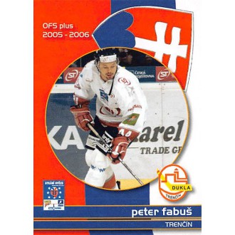 Extraliga OFS - Fabuš Peter - 2005-06 OFS Utkání hvězd No.42