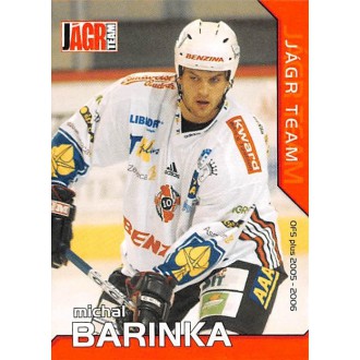 Extraliga OFS - Barinka Michal - 2005-06 OFS Jágr Team No.9