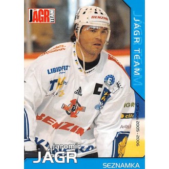 Extraliga OFS - Jágr Jaromír - 2005-06 OFS Jágr Team No.S15