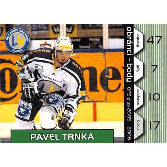 Extraliga OFS - Trnka Pavel - 2005-06 OFS Obránci body No.15