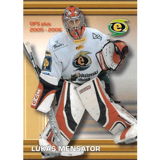 Extraliga OFS - Mensator Lukáš - 2005-06 OFS Tipsport Extraliga No.22