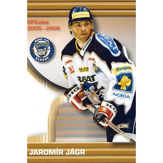 Extraliga OFS - Jágr Jaromír - 2005-06 OFS NH Die-Cut No.1