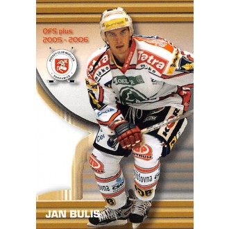 Extraliga OFS - Bulis Jan - 2005-06 OFS NH Die-Cut No.4