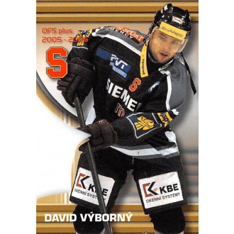 Extraliga OFS - Výborný David - 2005-06 OFS NH Die-Cut No.9