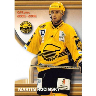 Extraliga OFS - Ručinský Martin - 2005-06 OFS NH Die-Cut No.20