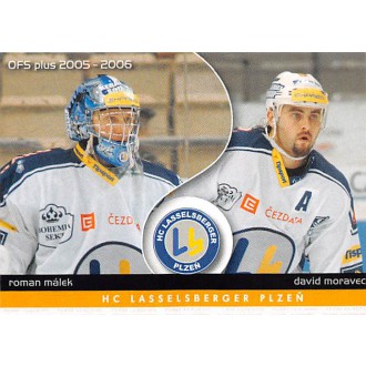 Extraliga OFS - Málek Roman, Moravec David - 2005-06 OFS Klubová karta No.8