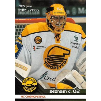 Extraliga OFS - Jarina Kamil - 2005-06 OFS Seznam karet No.2