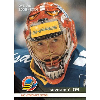Extraliga OFS - Kameš Jaroslav - 2005-06 OFS Seznam karet No.9