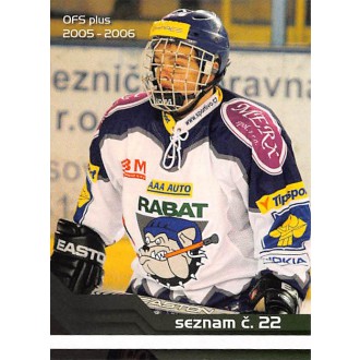 Extraliga OFS - Kazatel Michal - 2005-06 OFS Seznam karet No.22