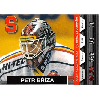 Extraliga OFS - Bříza Petr - 2005-06 OFS Úspěšnost zásahů No.9