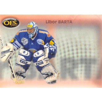 Extraliga OFS - Bárta Libor - 2003-04 OFS Seznam karet No.10