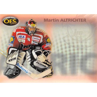 Extraliga OFS - Altrichter Martin - 2003-04 OFS Seznam karet No.12
