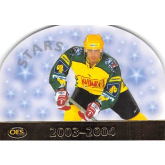 Extraliga OFS - Hašek Jiří - 2003-04 OFS Insert M zlatá No.M10