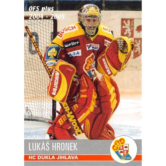 Extraliga OFS - Hronek Lukáš - 2004-05 OFS No.10