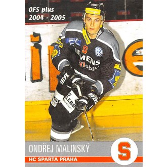 Extraliga OFS - Malinský Ondřej - 2004-05 OFS No.323