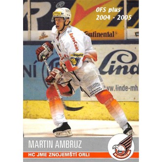 Extraliga OFS - Ambruz Martin - 2004-05 OFS No.401