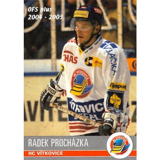 Extraliga OFS - Procházka Radek - 2004-05 OFS No.412