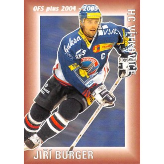 Extraliga OFS - Burger Jiří - 2004-05 OFS Body No.7