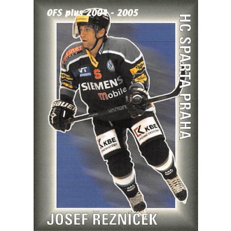 Extraliga OFS - Řezníček Josef - 2004-05 OFS Obránci - body No.6