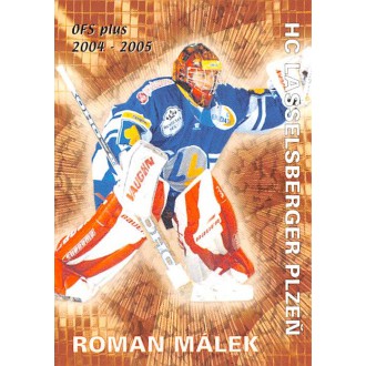 Extraliga OFS - Málek Roman - 2004-05 OFS Průměr zásahů No.5