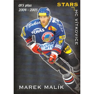 Extraliga OFS - Malík Marek - 2004-05 OFS Stars No.31