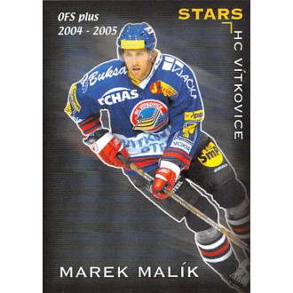 Extraliga OFS - Malík Marek - 2004-05 OFS Stars No.31