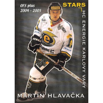 Extraliga OFS - Hlavačka Martin - 2004-05 OFS Stars No.47