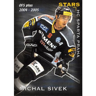 Extraliga OFS - Sivek Michal - 2004-05 OFS Stars No.50