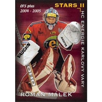 Extraliga OFS - Málek Roman - 2004-05 OFS Stars II No.9