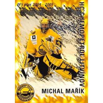 Extraliga OFS - Mařík Michal - 2004-05 OFS Klubová karta No.5