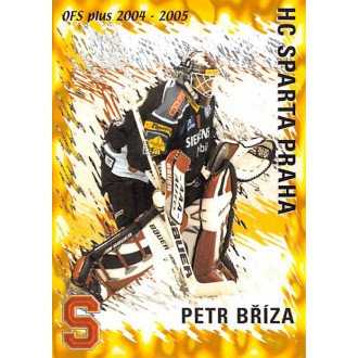 Extraliga OFS - Bříza Petr - 2004-05 OFS Klubová karta No.9