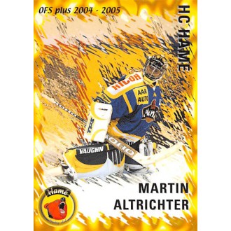 Extraliga OFS - Altrichter Martin - 2004-05 OFS Klubová karta No.13