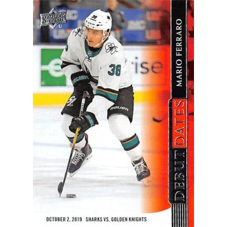 Insertní karty - Ferraro Mario - 2020-21 Upper Deck Debut Dates No.8