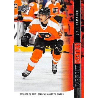 Insertní karty - Farabee Joel - 2020-21 Upper Deck Debut Dates No.10