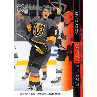 Insertní karty - Glass Cody - 2020-21 Upper Deck Debut Dates No.14