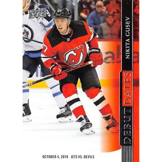 Insertní karty - Gusev Nikita - 2020-21 Upper Deck Debut Dates No.15