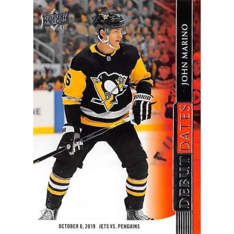 Insertní karty - Marino John - 2020-21 Upper Deck Debut Dates No.20